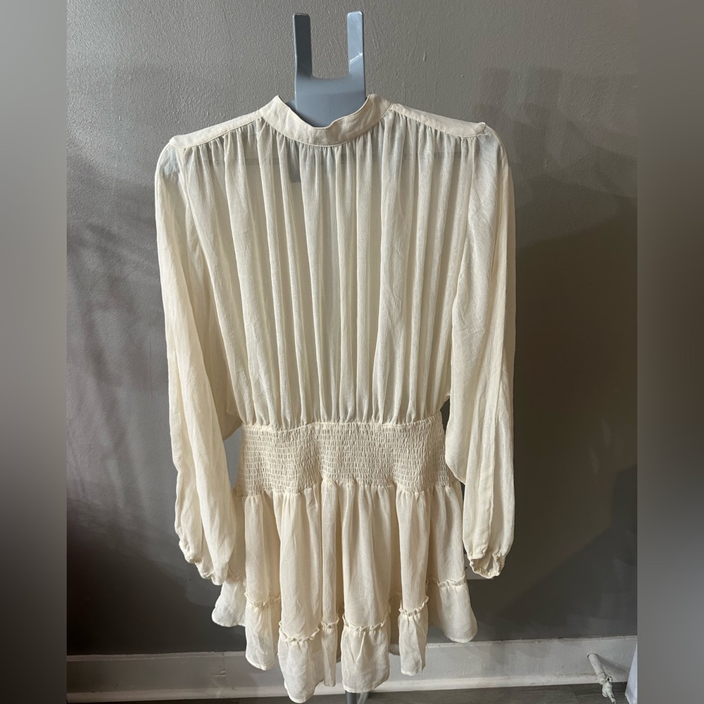 Aeom Cream Smock Dress -M